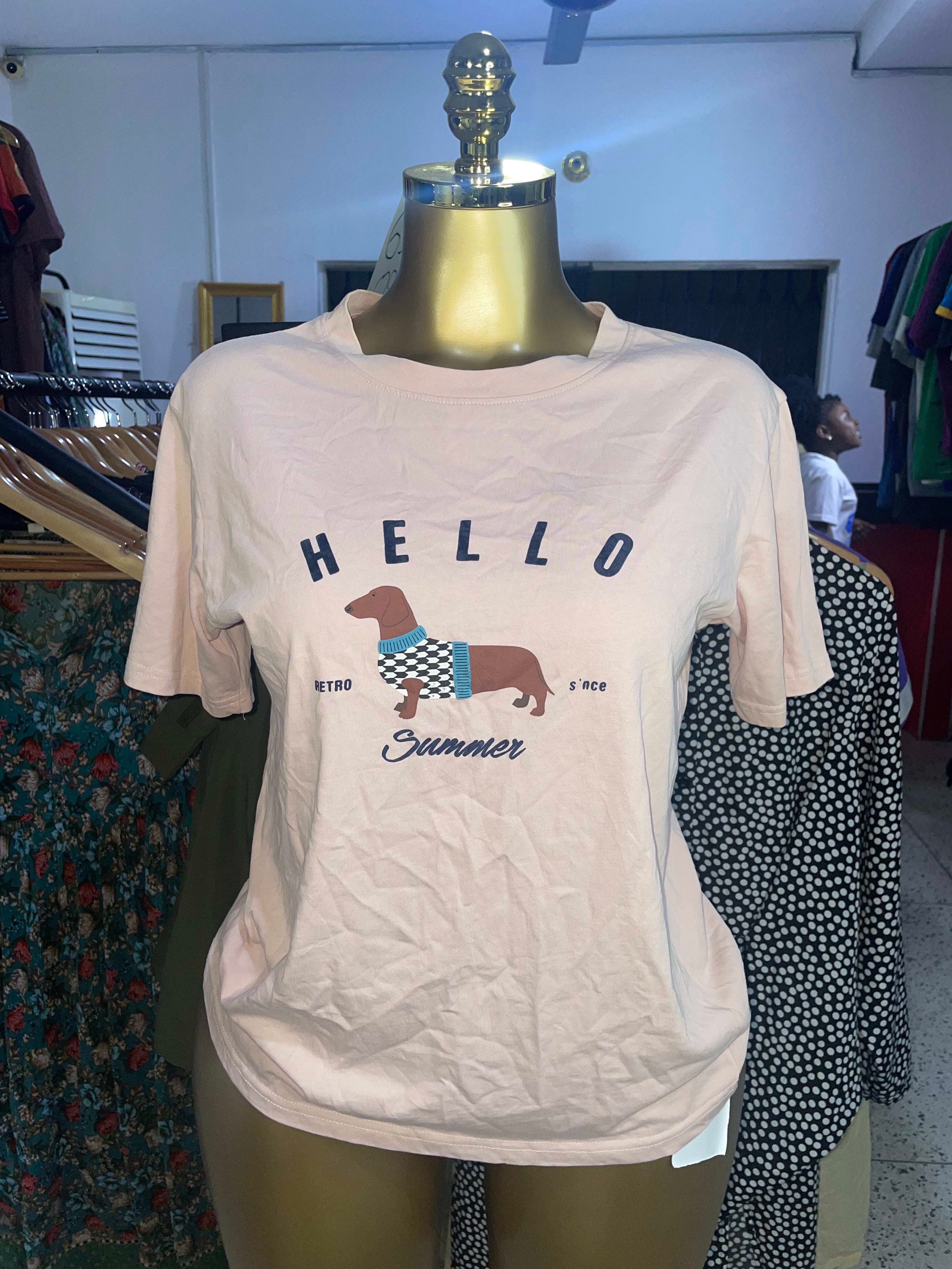 Hello Summer Graphic T-Shirt thrift fashion item